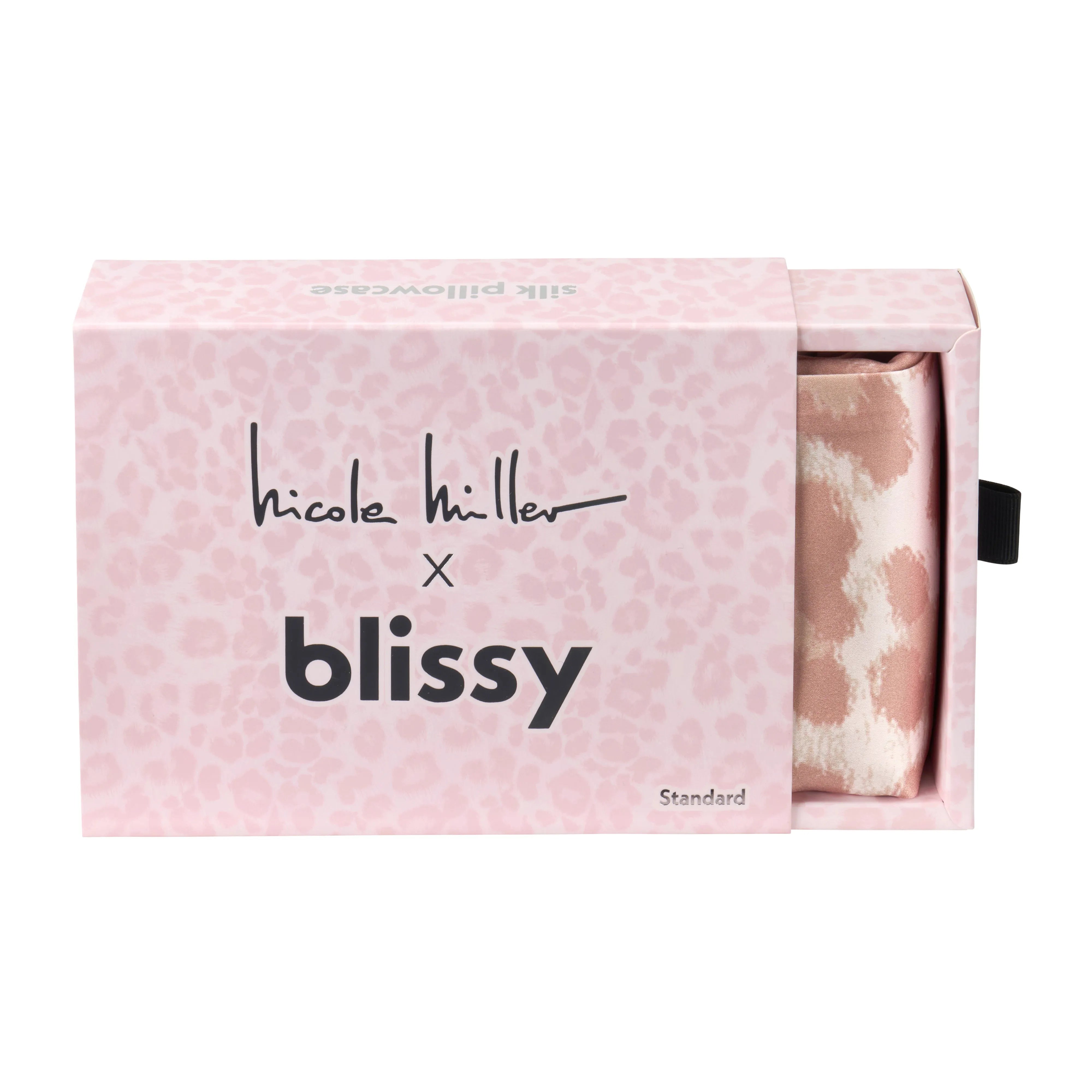 Nicole Miller Queen Pillowcase in Mauve Cheetah