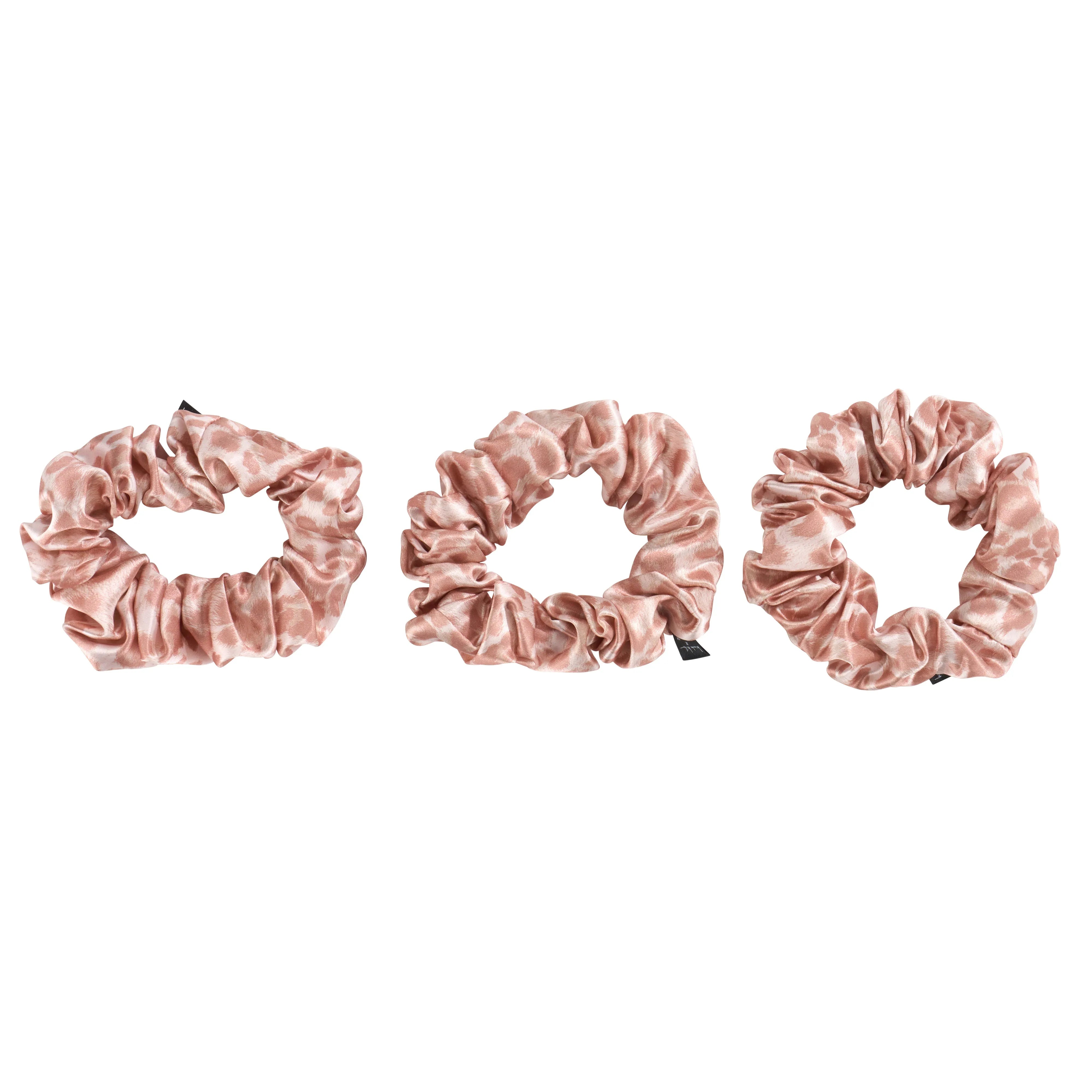 Blissy Scrunchies by Nicole Miller in Mauve Cheetah