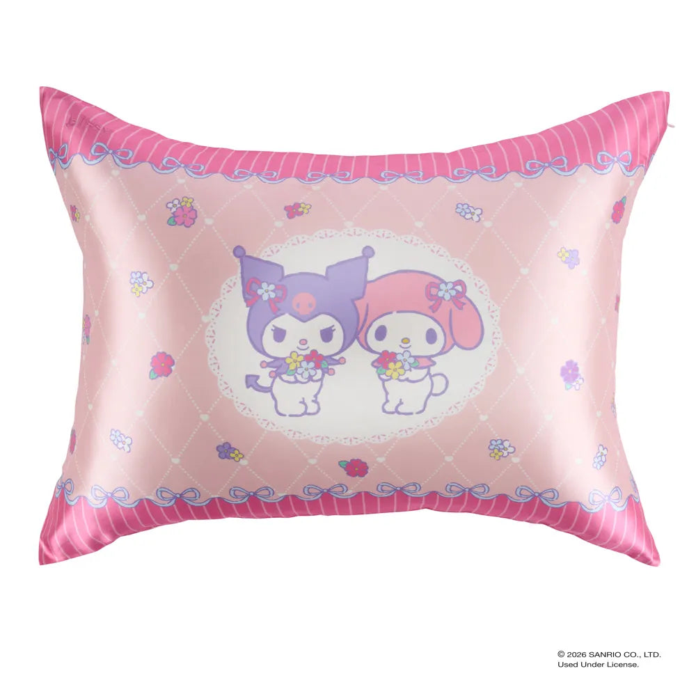 Blissy Pillowcase - Hello Kitty - Melody & Kuromi - Queen
