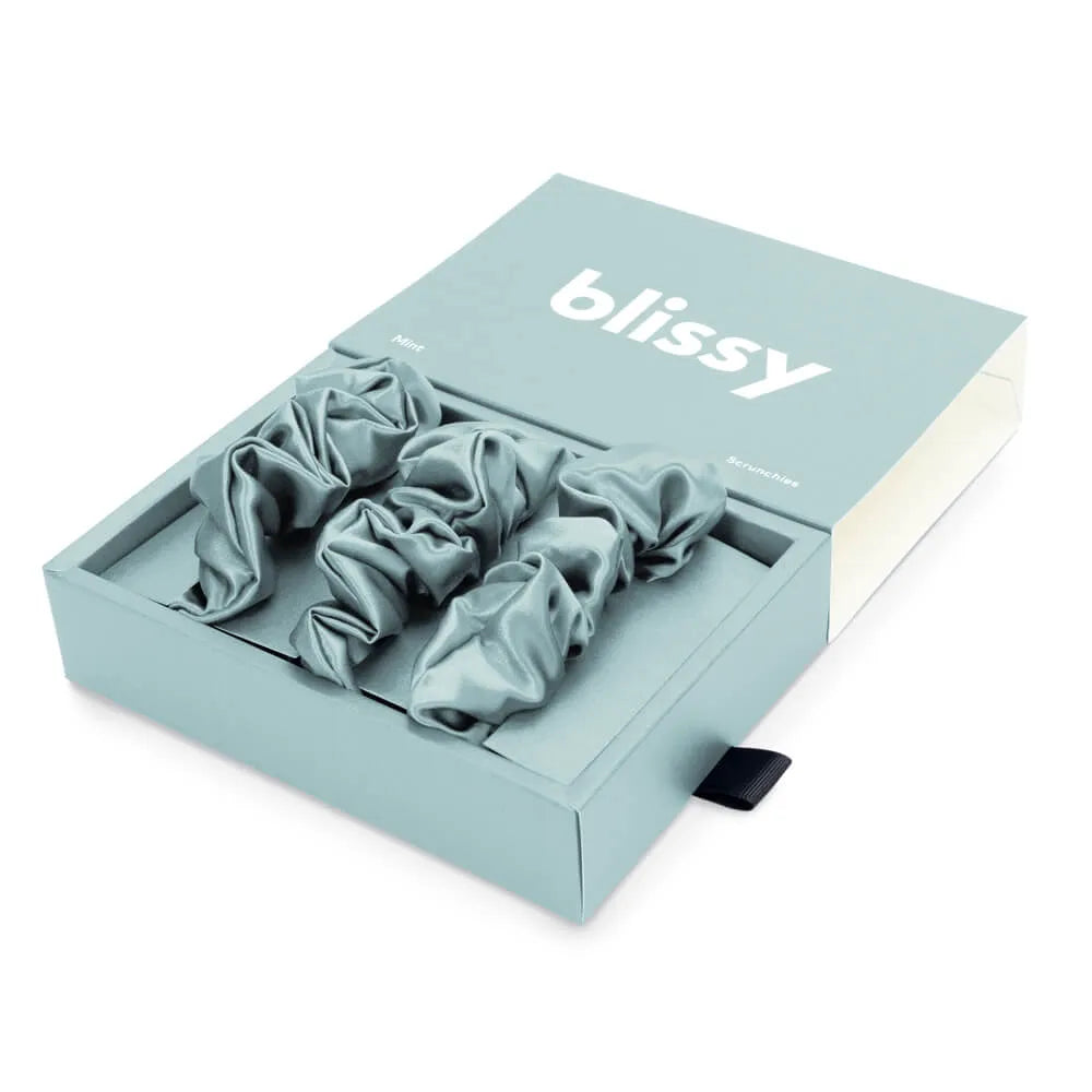 Blissy Scrunchies in Mint