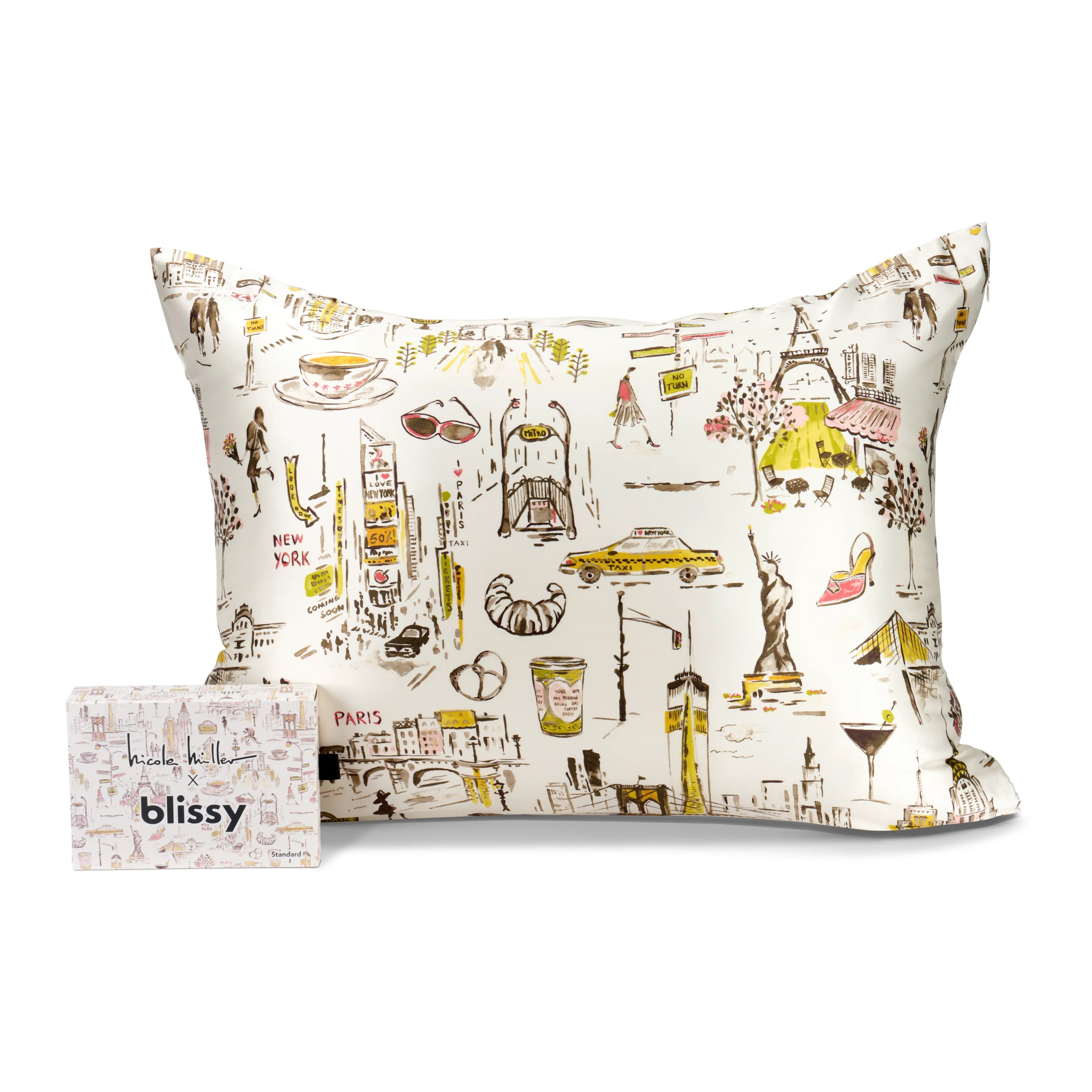Nicole Miller NY to Paris Standard Pillowcase