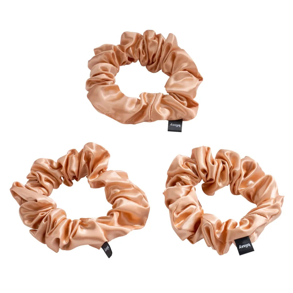 Blissy Scrunchies in Peach