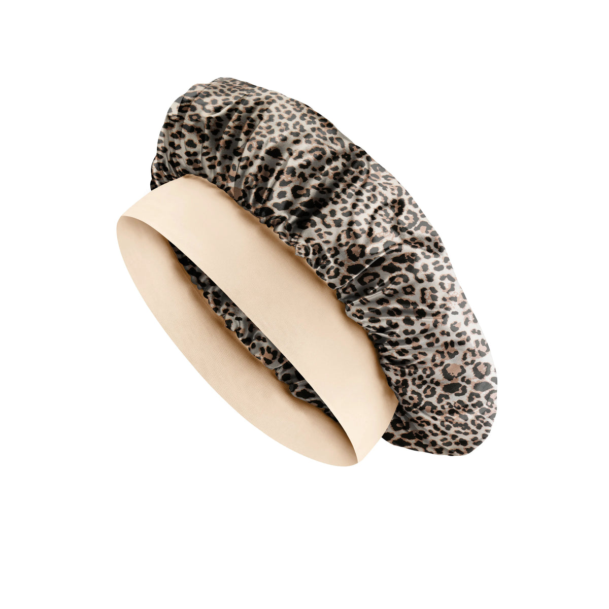 Blissy Halo Bonnet in Leopard Print
