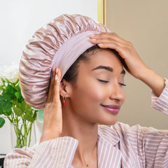 Blissy Halo Bonnet in Pink