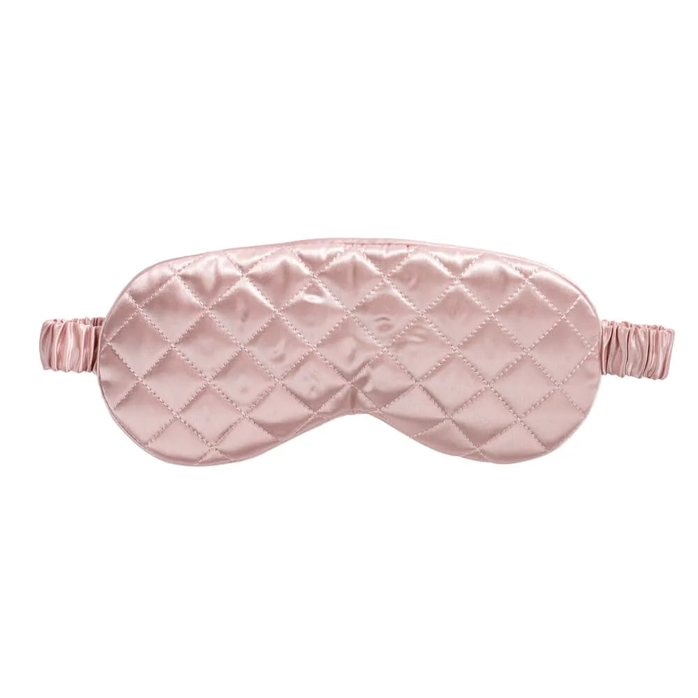 Pink Diamond Quilted Sleep Mask