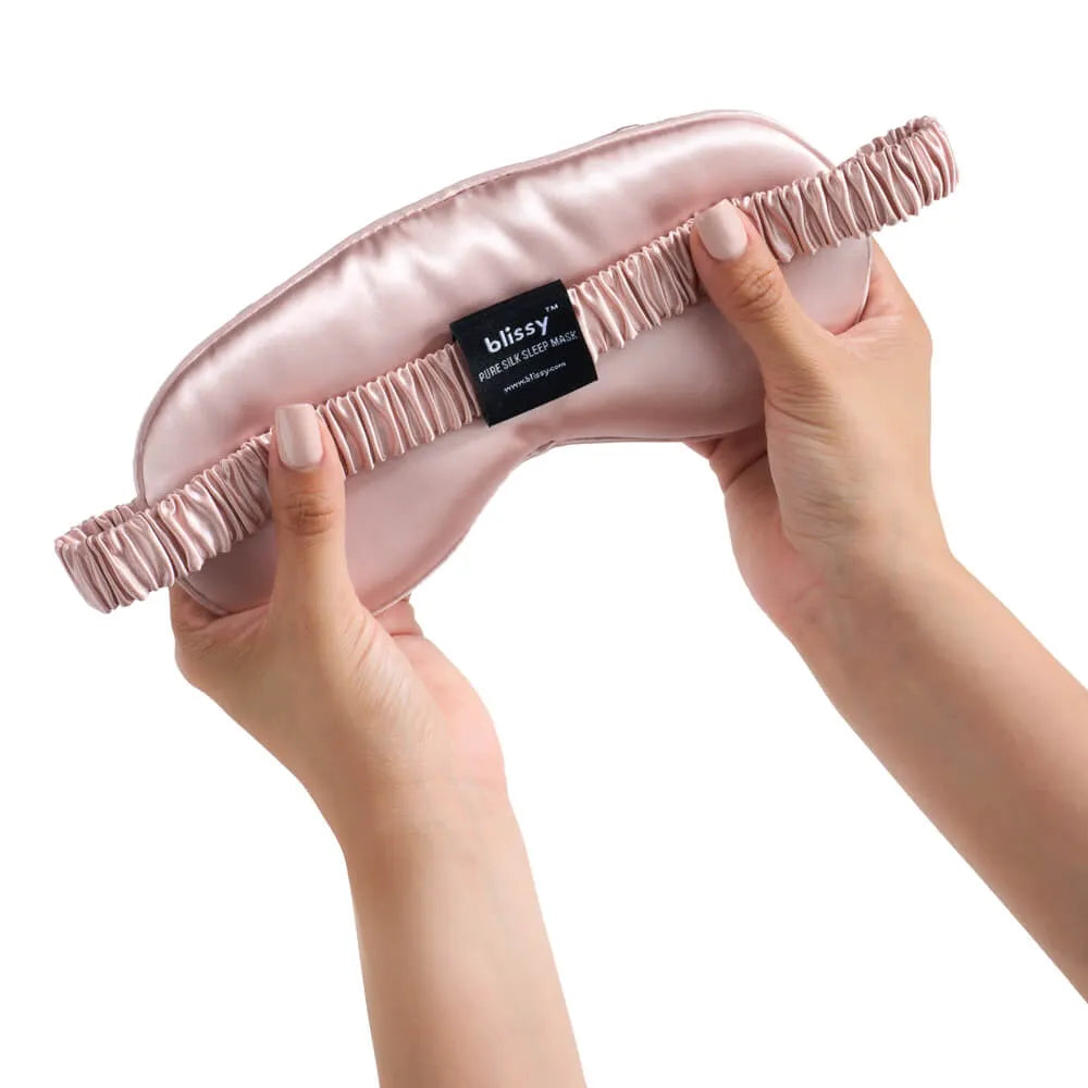 Pink Diamond Quilted Sleep Mask