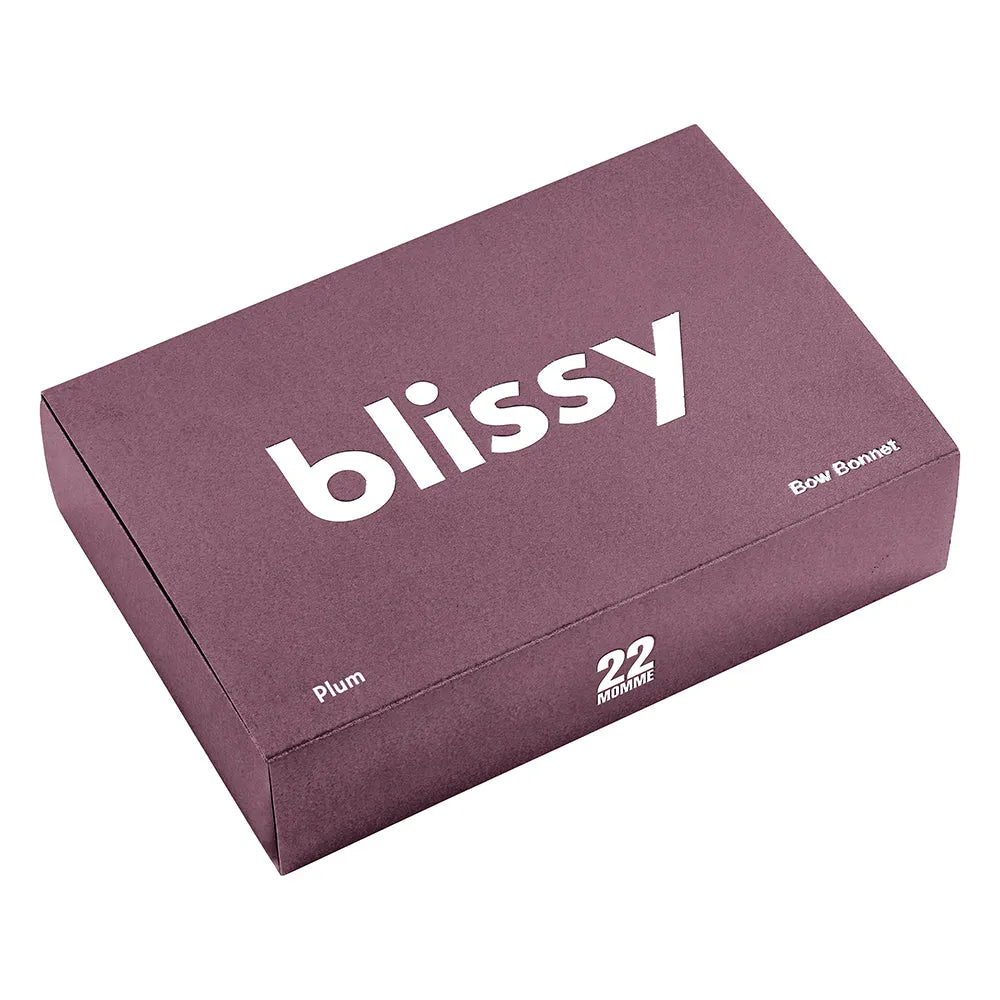 Blissy Bow Bonnet in Plum