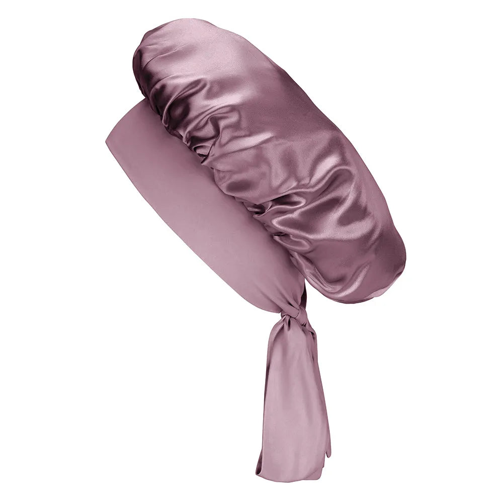 Blissy Bow Bonnet in Plum