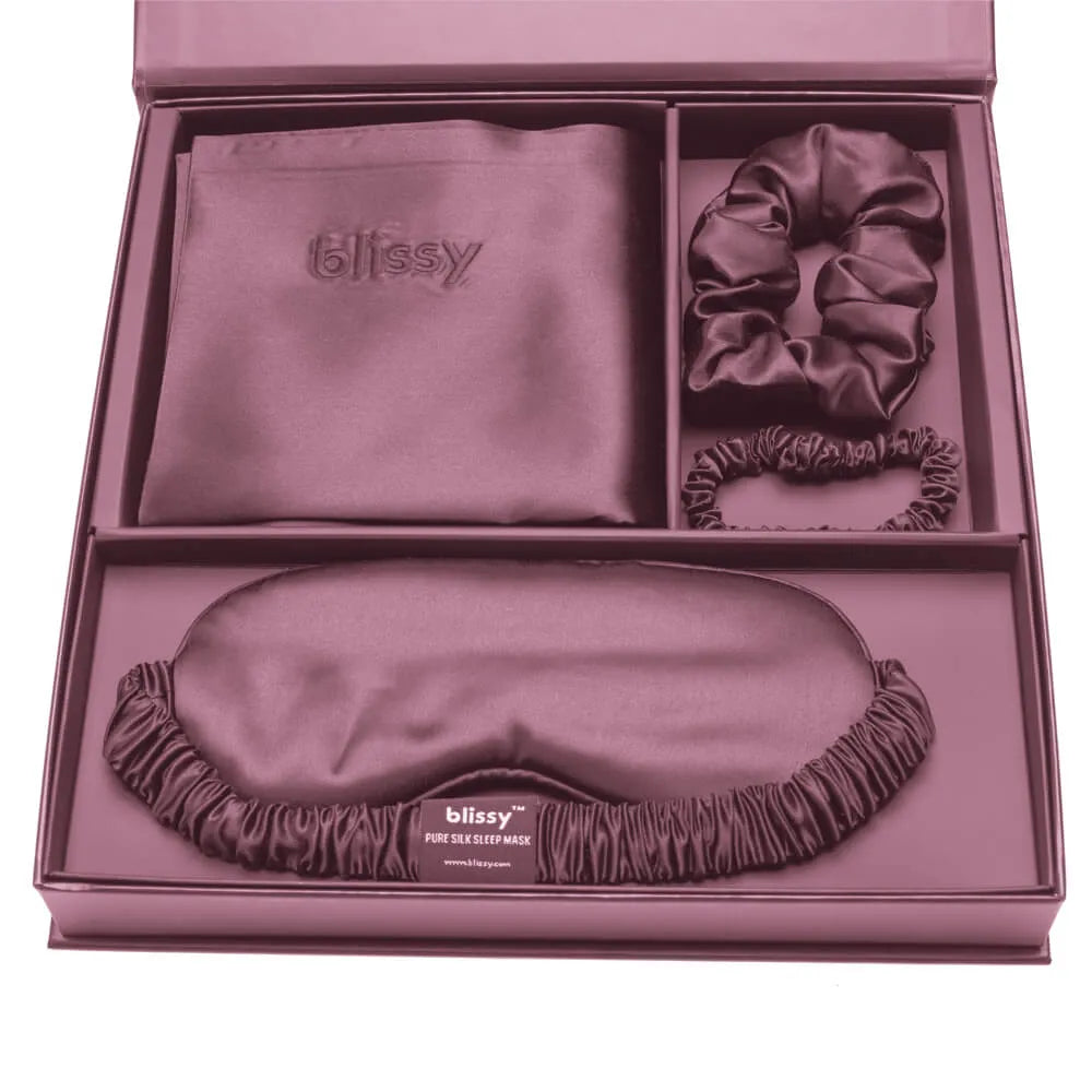 Blissy Dream Set in Plum, Standard Size