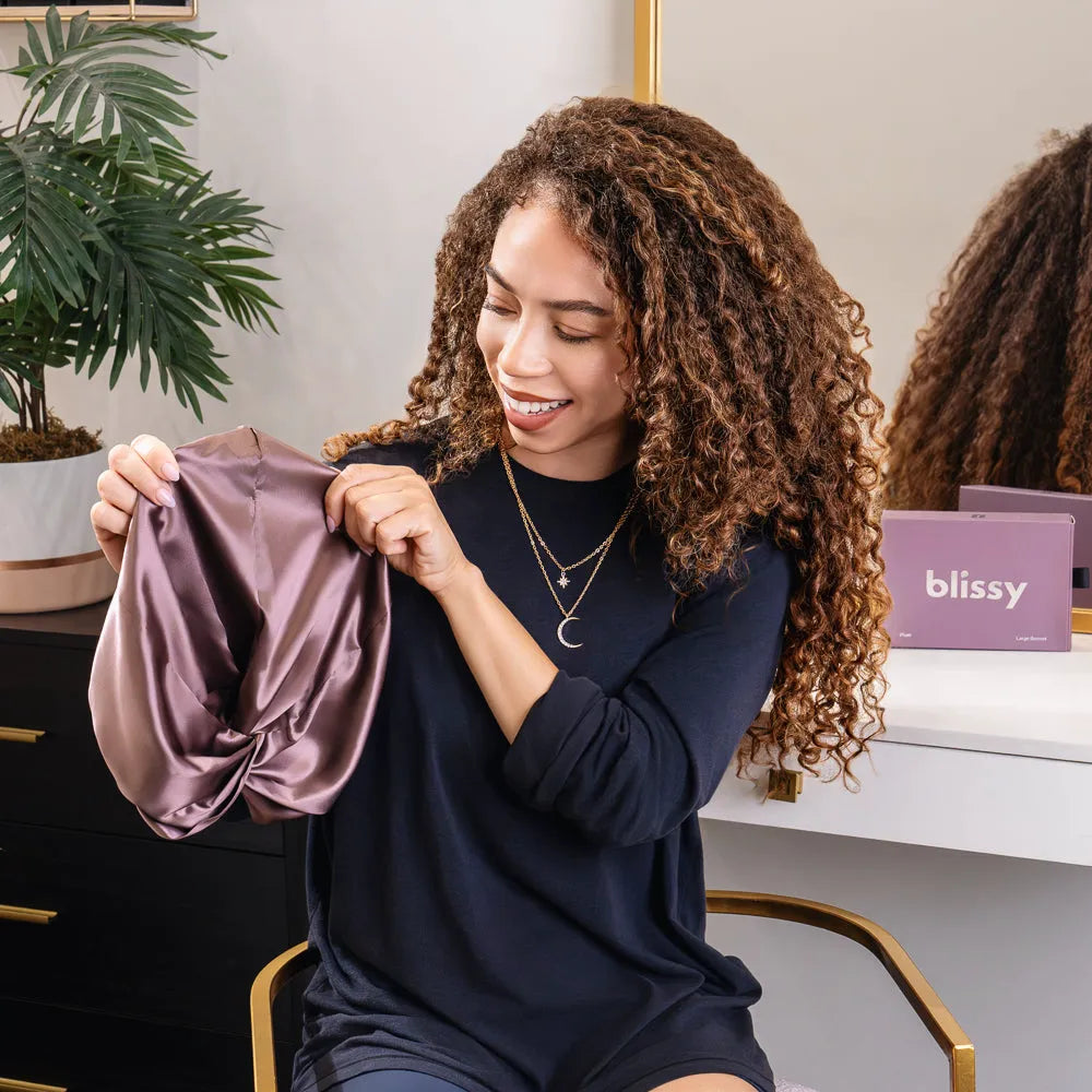 Blissy Bonnet, Plum, Large