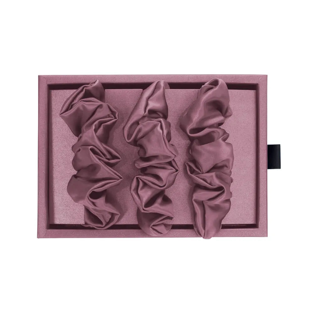 Blissy Scrunchies in Plum