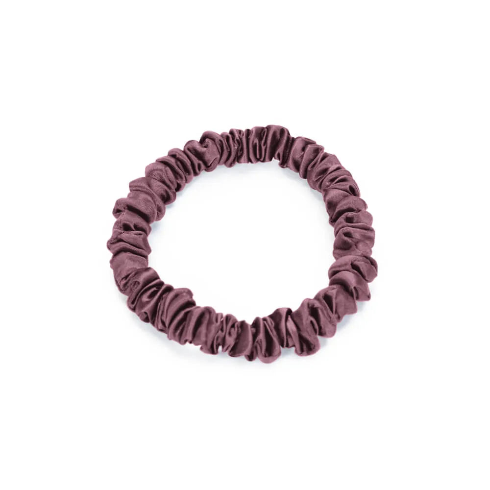 Blissy Skinny Scrunchies in Plum