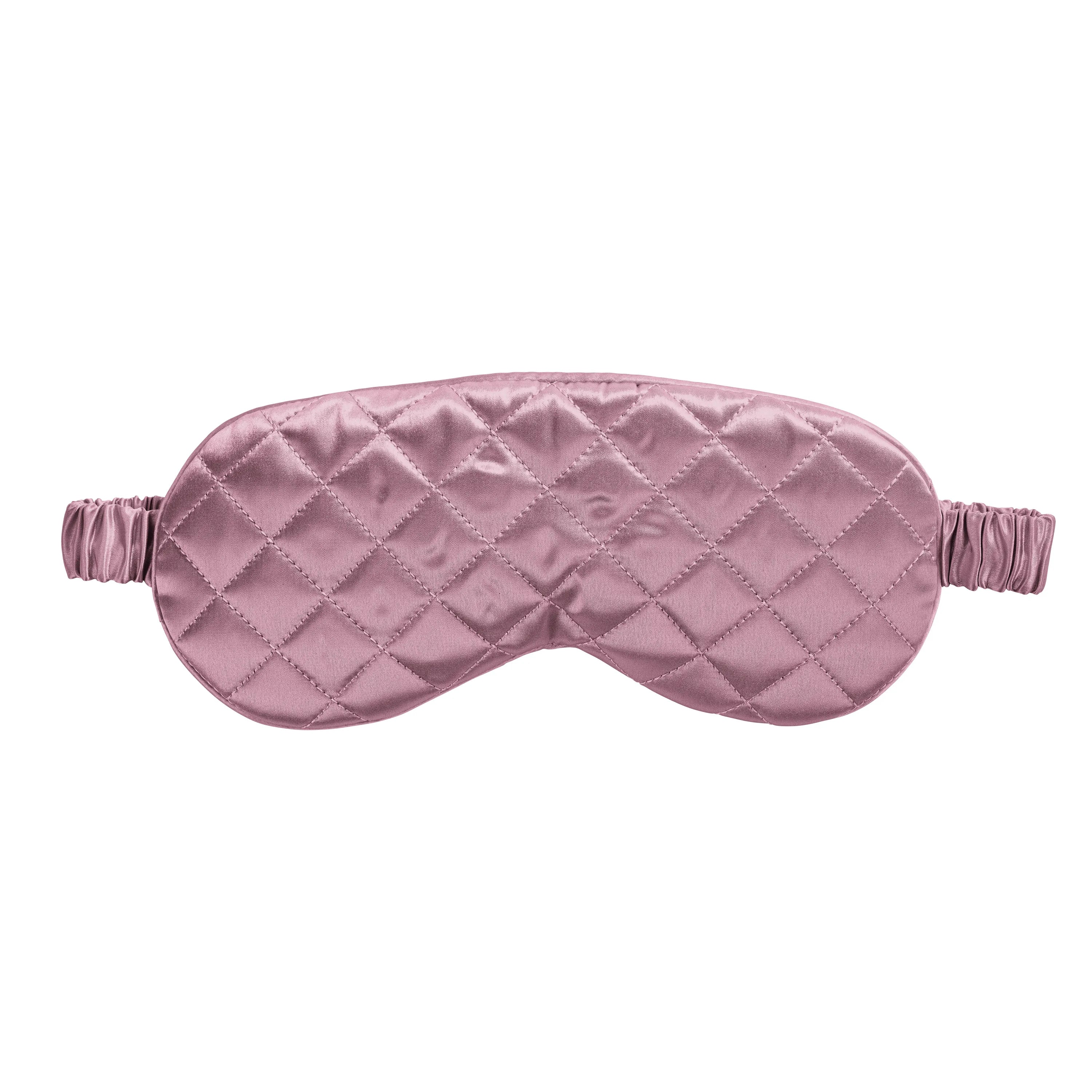 Plum Diamond Quilted Sleep Mask
