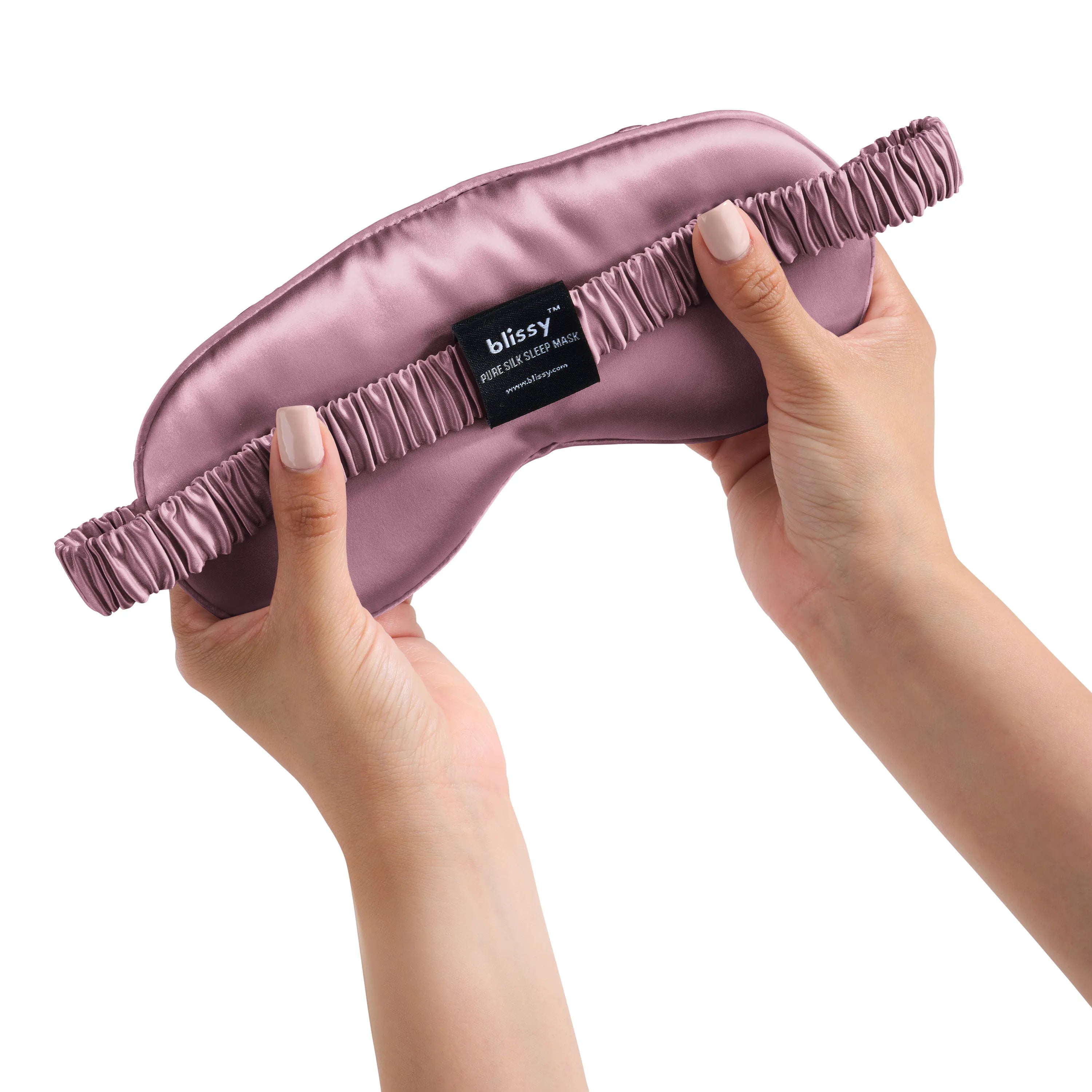 Plum Diamond Quilted Sleep Mask