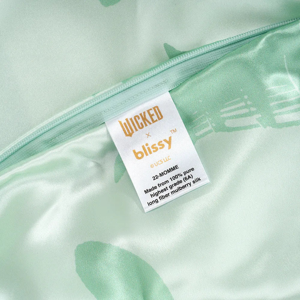 Wicked Positively Green King Pillowcase