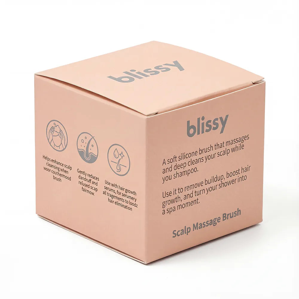Blissy Scalp Massage Brush in Nude