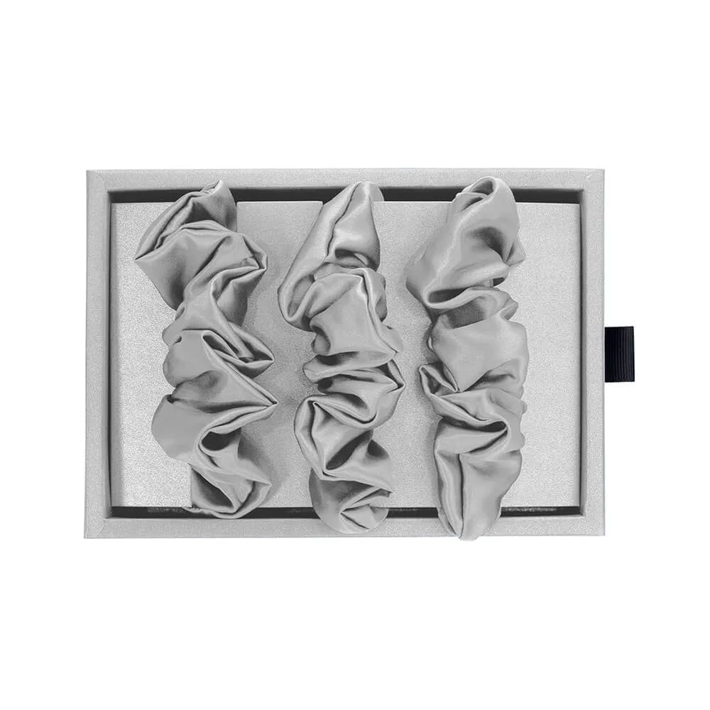 Blissy Scrunchies in Silver