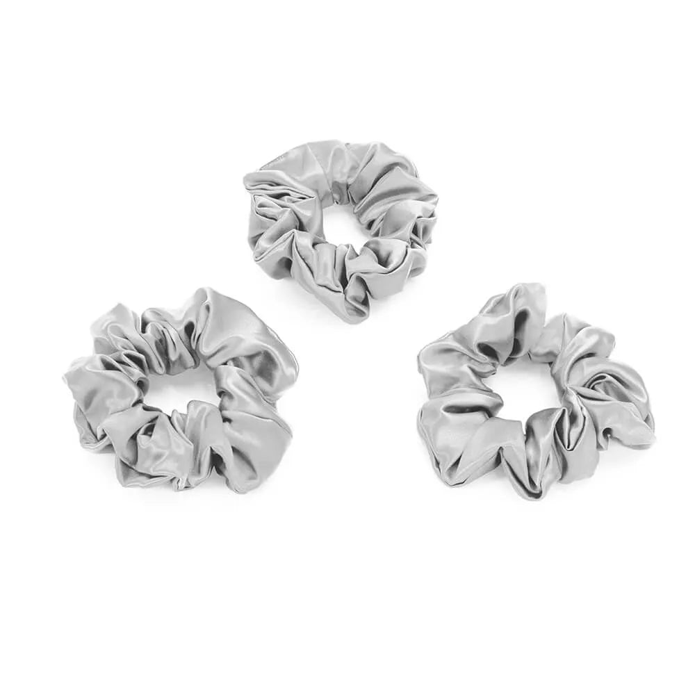 Blissy Scrunchies in Silver
