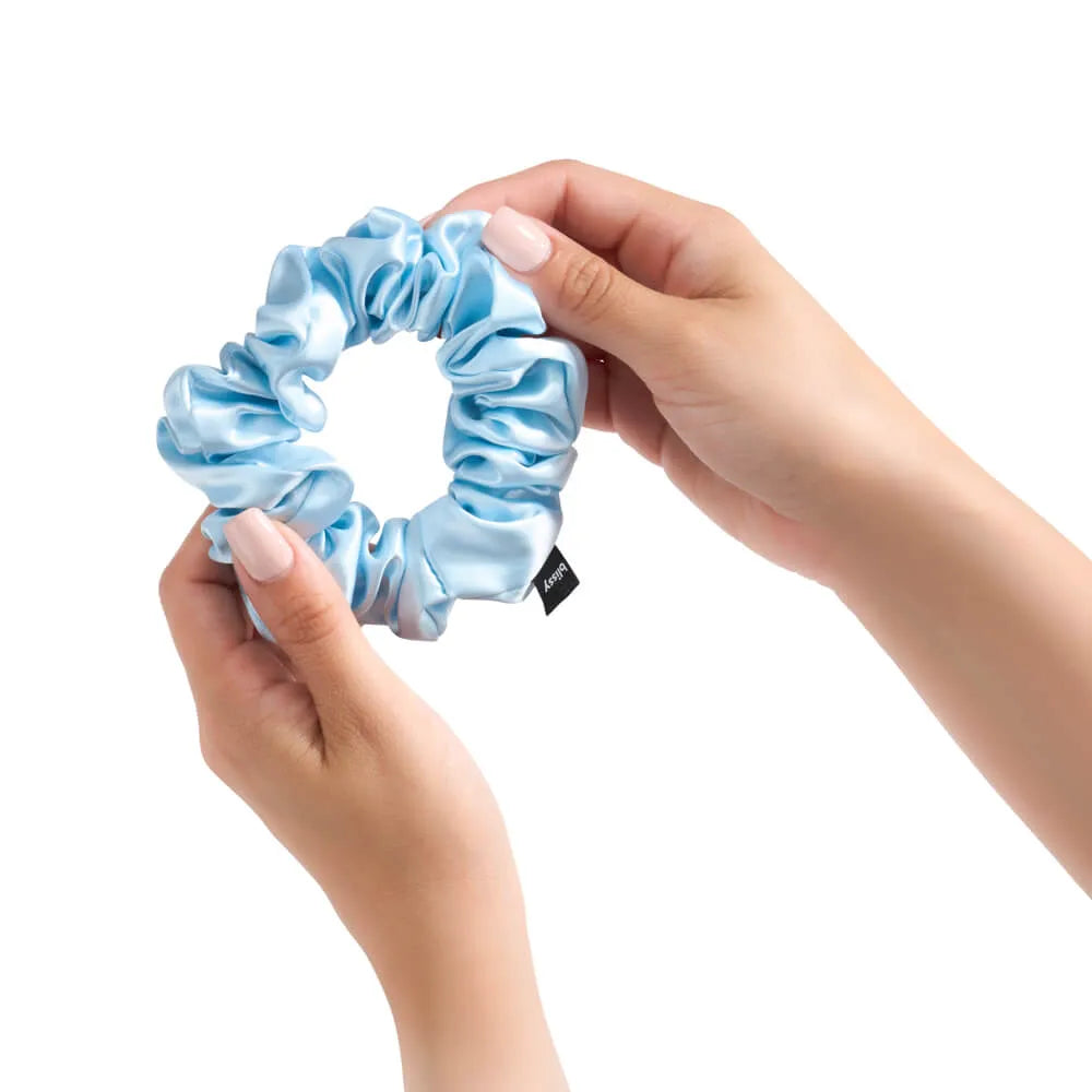 Blissy Scrunchies in Sky Blue