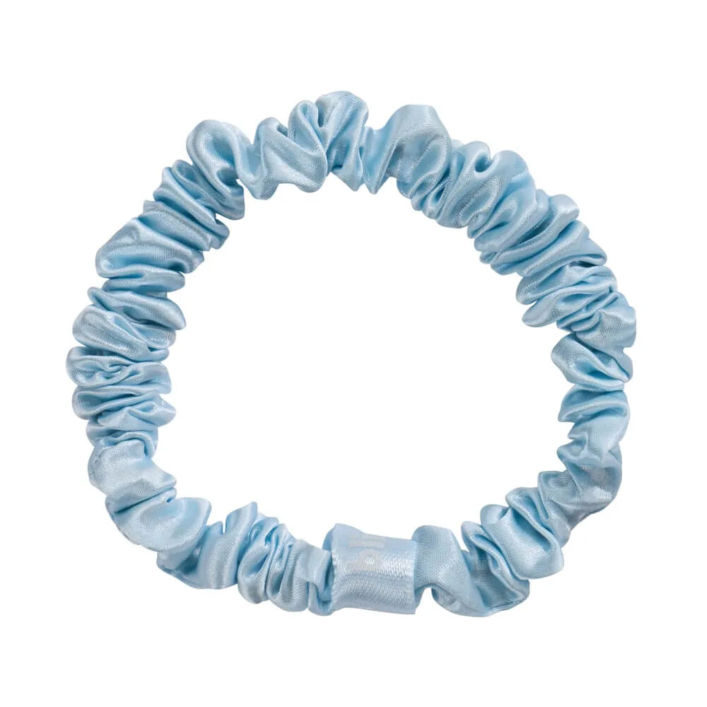 Blissy Skinny Scrunchies in Sky Blue
