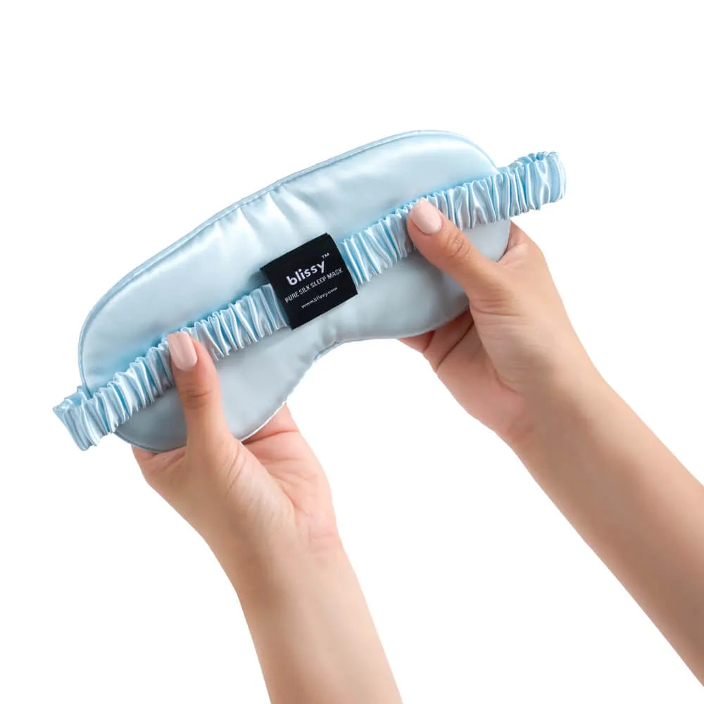 Sleep Mask in Sky Blue