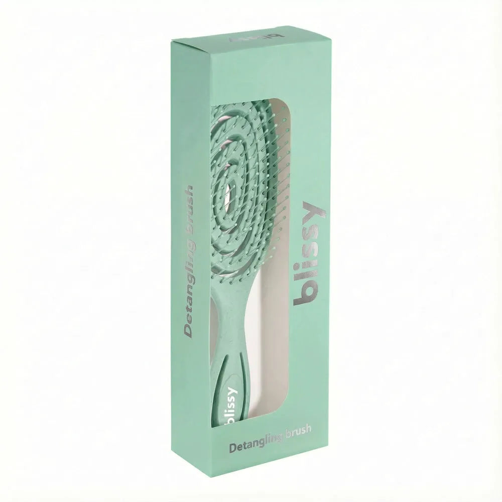 Blissy Detangling Brush in Teal