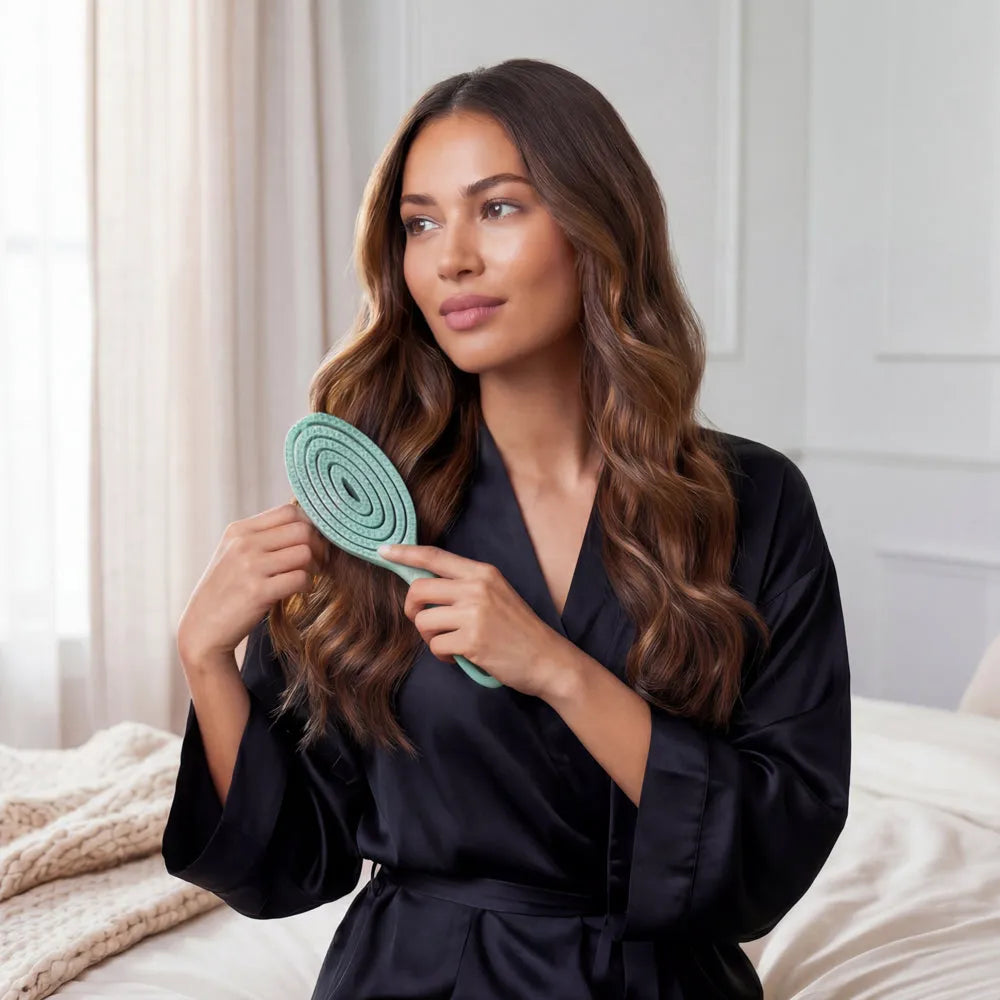 Blissy Detangling Brush in Teal