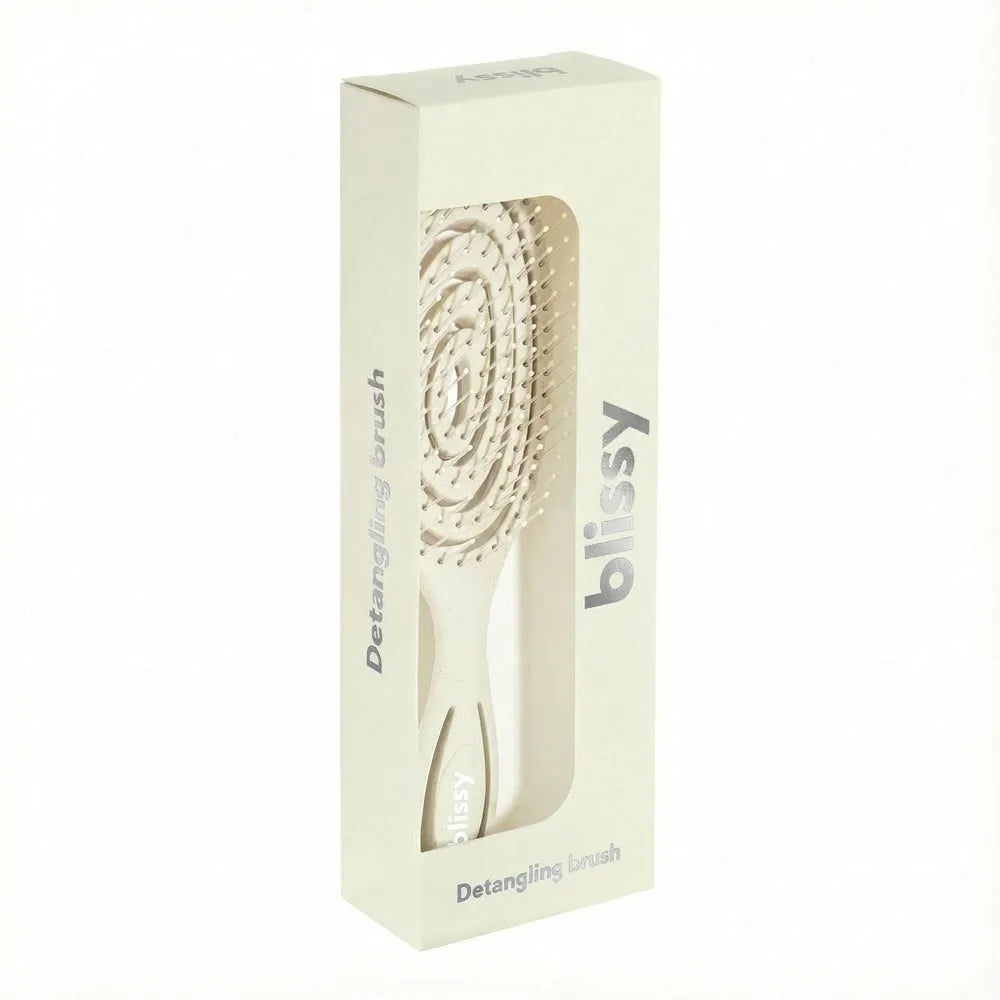 Blissy Detangling Brush in Cream