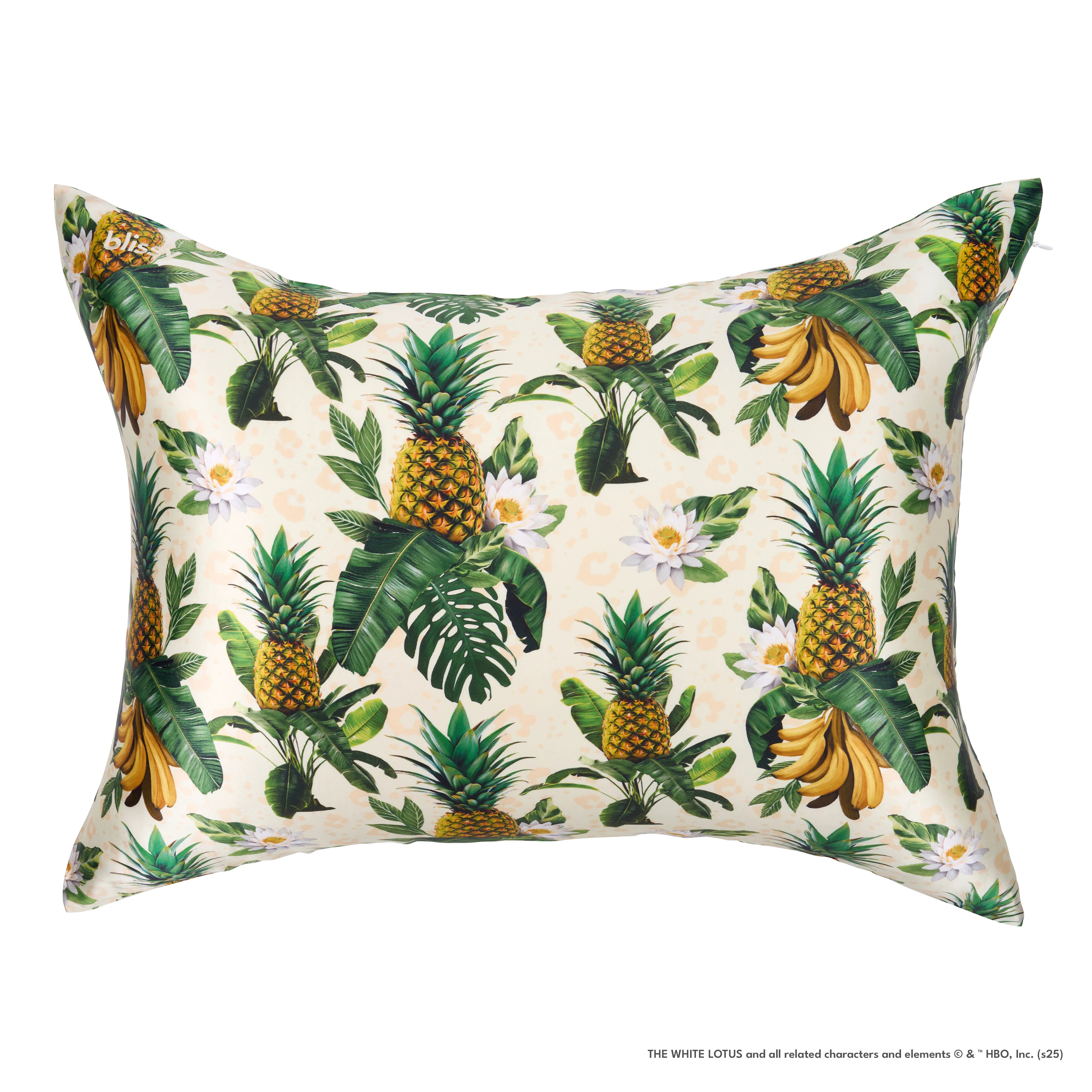 White Lotus Pineapple Standard Pillowcase