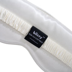 White Diamond Quilted Sleep Mask