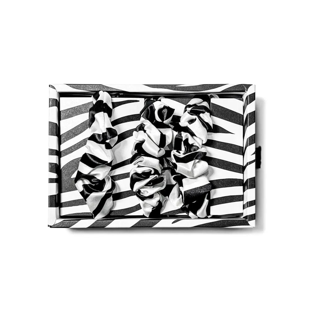 Blissy Zebra Scrunchies