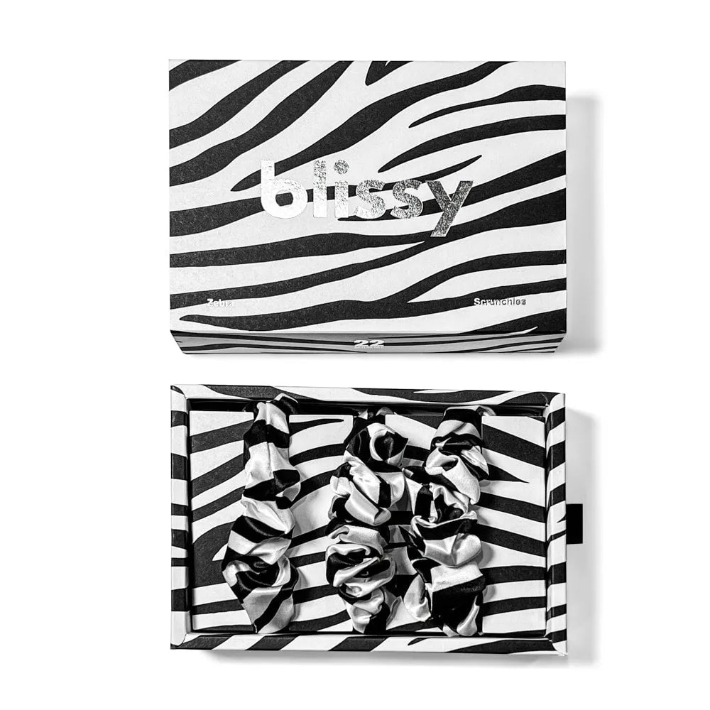 Blissy Zebra Scrunchies