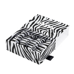 Blissy Skinny Scrunchies in Zebra Print