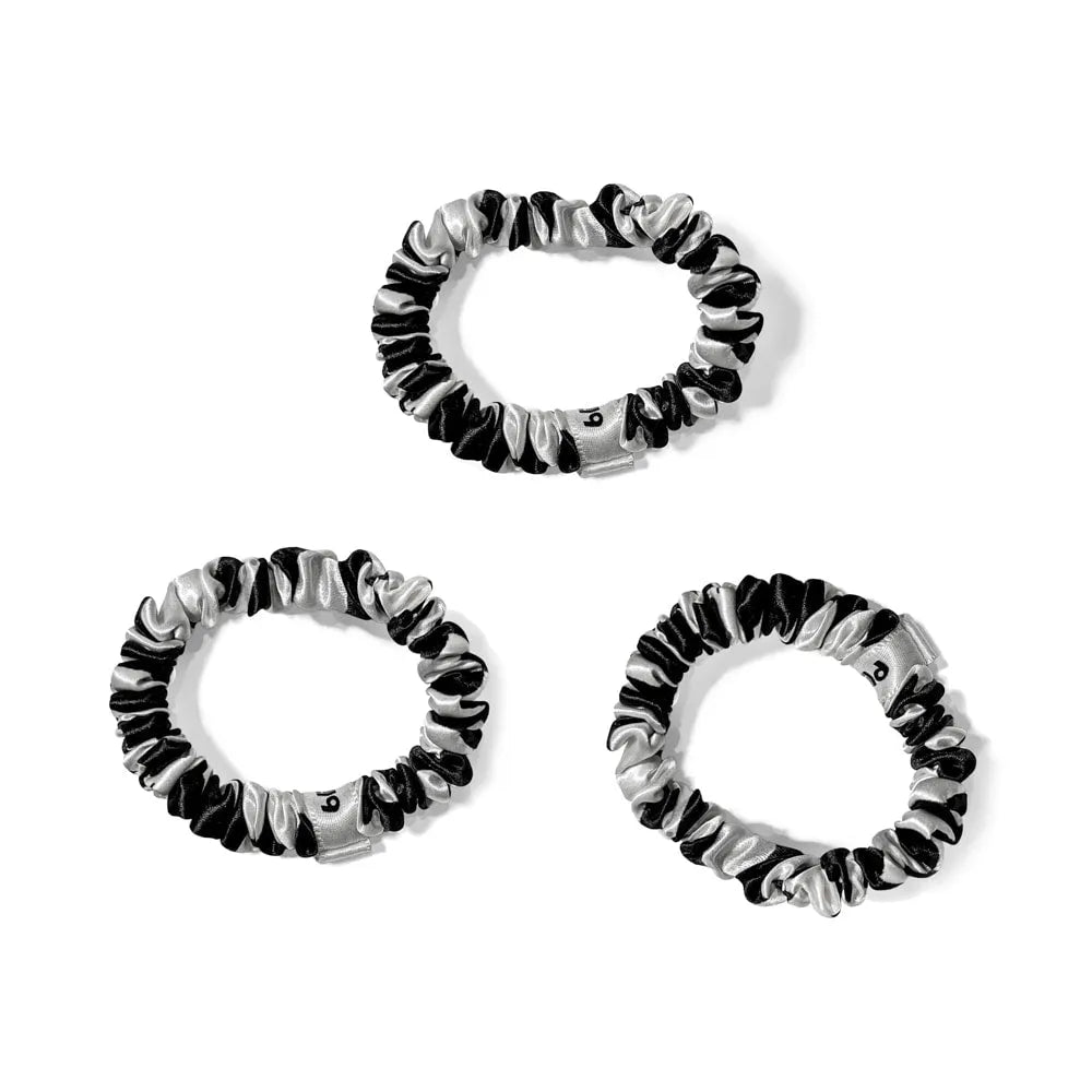 Blissy Skinny Scrunchies in Zebra Print
