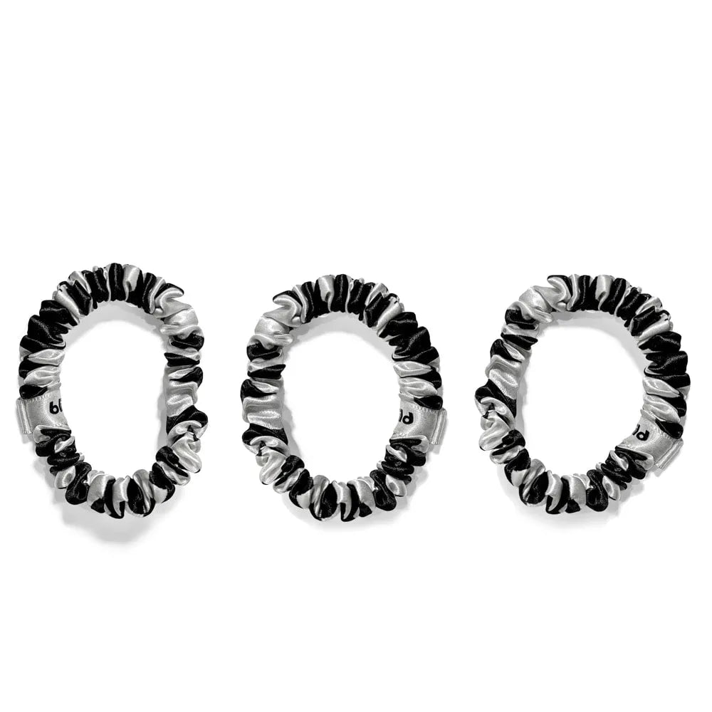 Blissy Skinny Scrunchies in Zebra Print