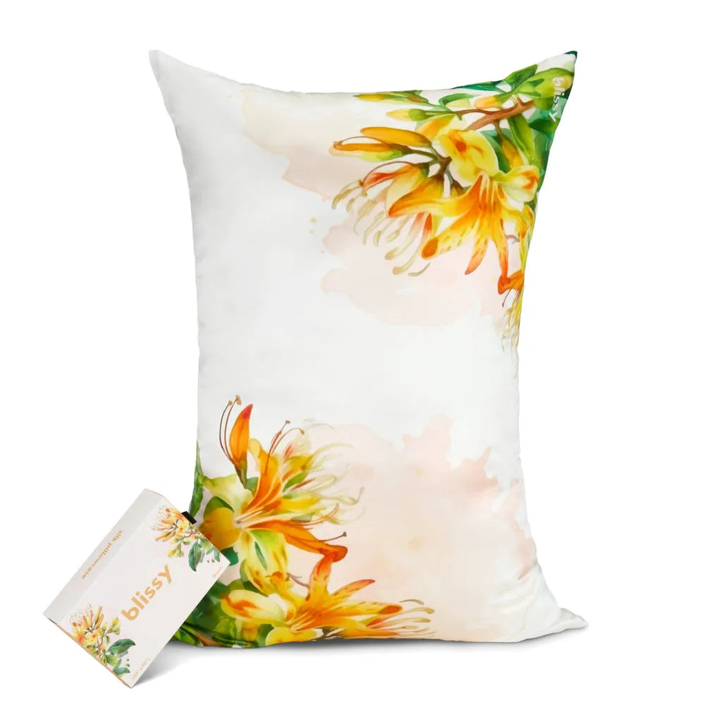 Pillowcase - Zodiac Flower - Aries Honeysuckle - Queen