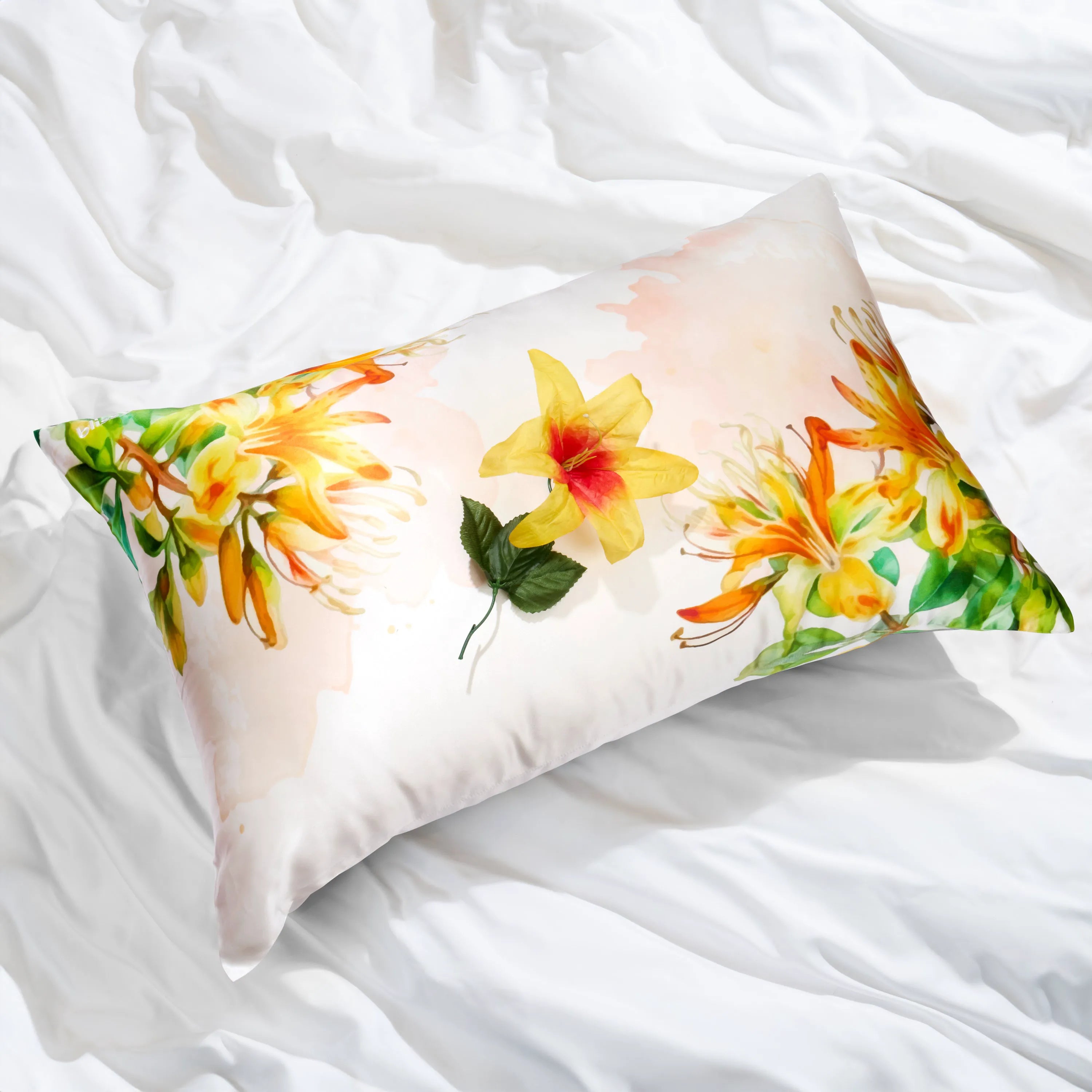 Pillowcase - Zodiac Flower - Aries Honeysuckle - Standard