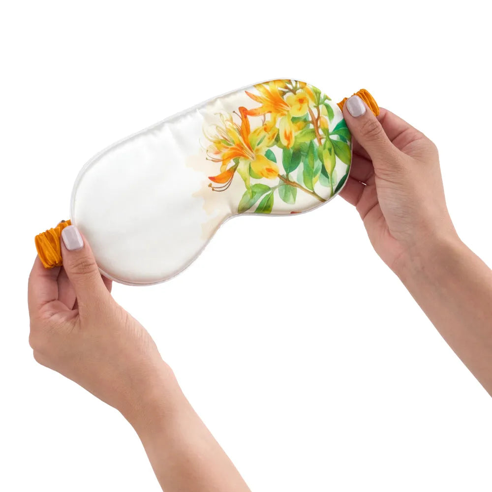 Aries Honeysuckle Zodiac Flower Sleep Mask