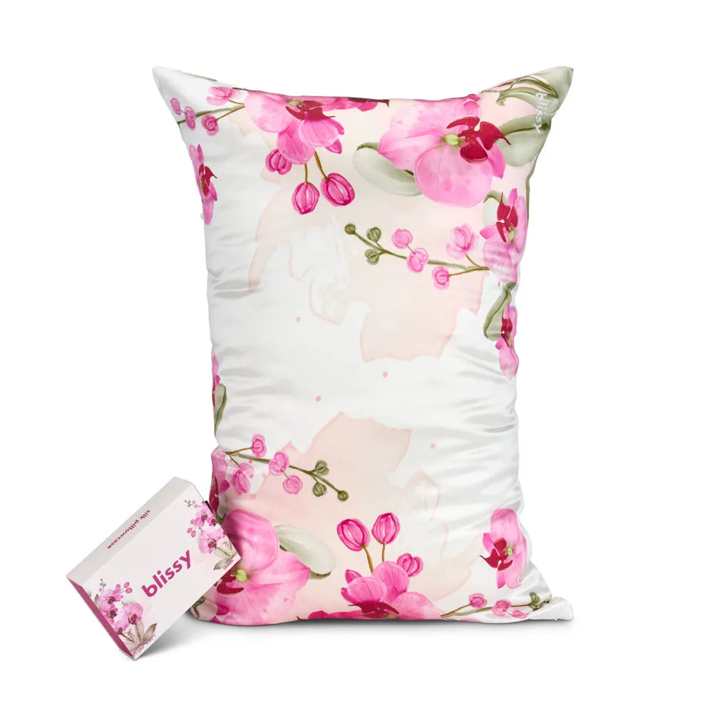 Aquarius Orchid Zodiac Flower Pillowcase - Queen