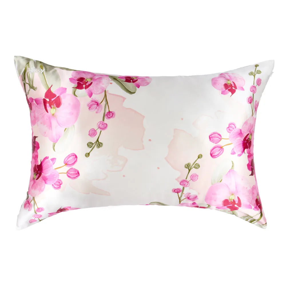 Aquarius Orchid Zodiac Flower Pillowcase - Queen