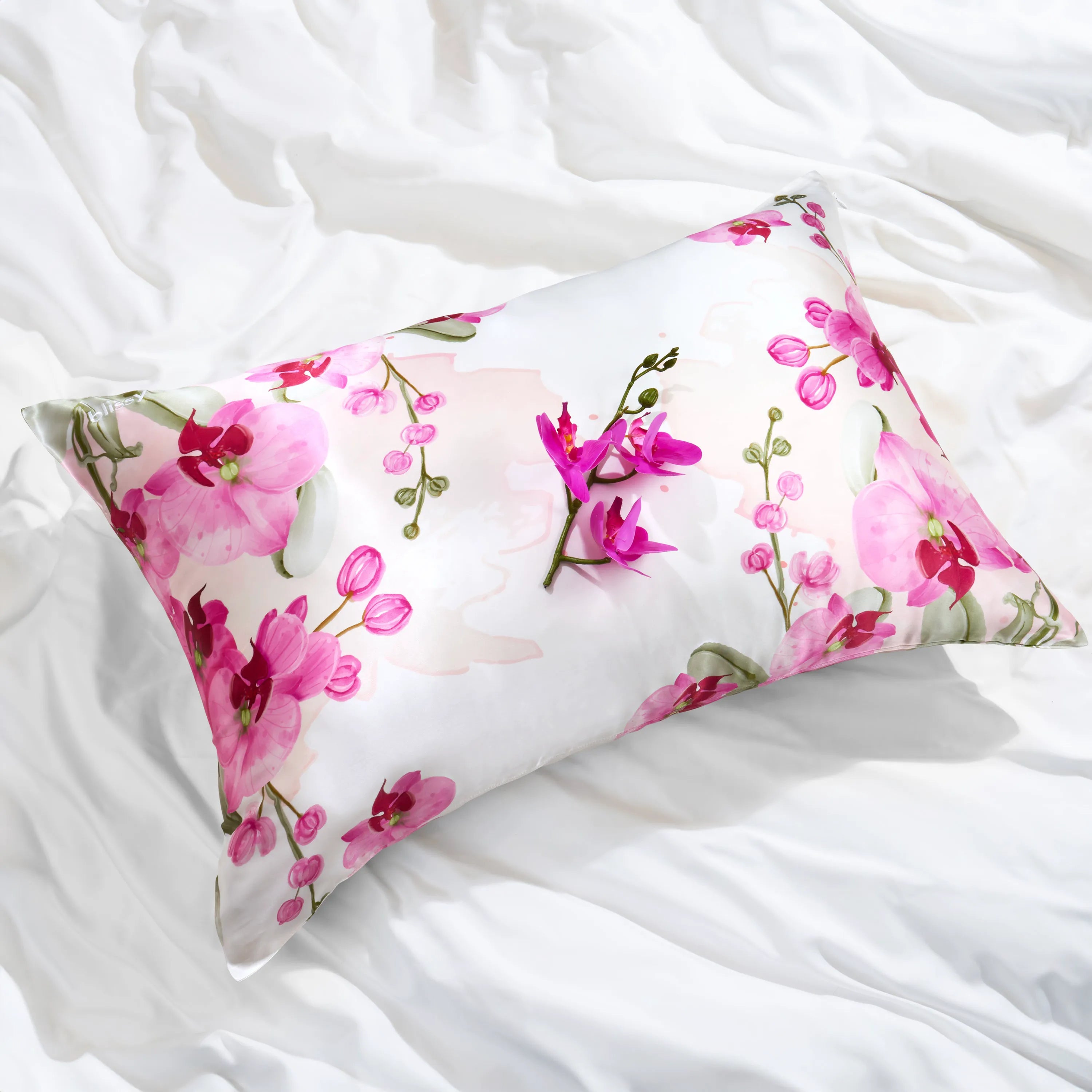 Aquarius Orchid Zodiac Flower Pillowcase - Queen