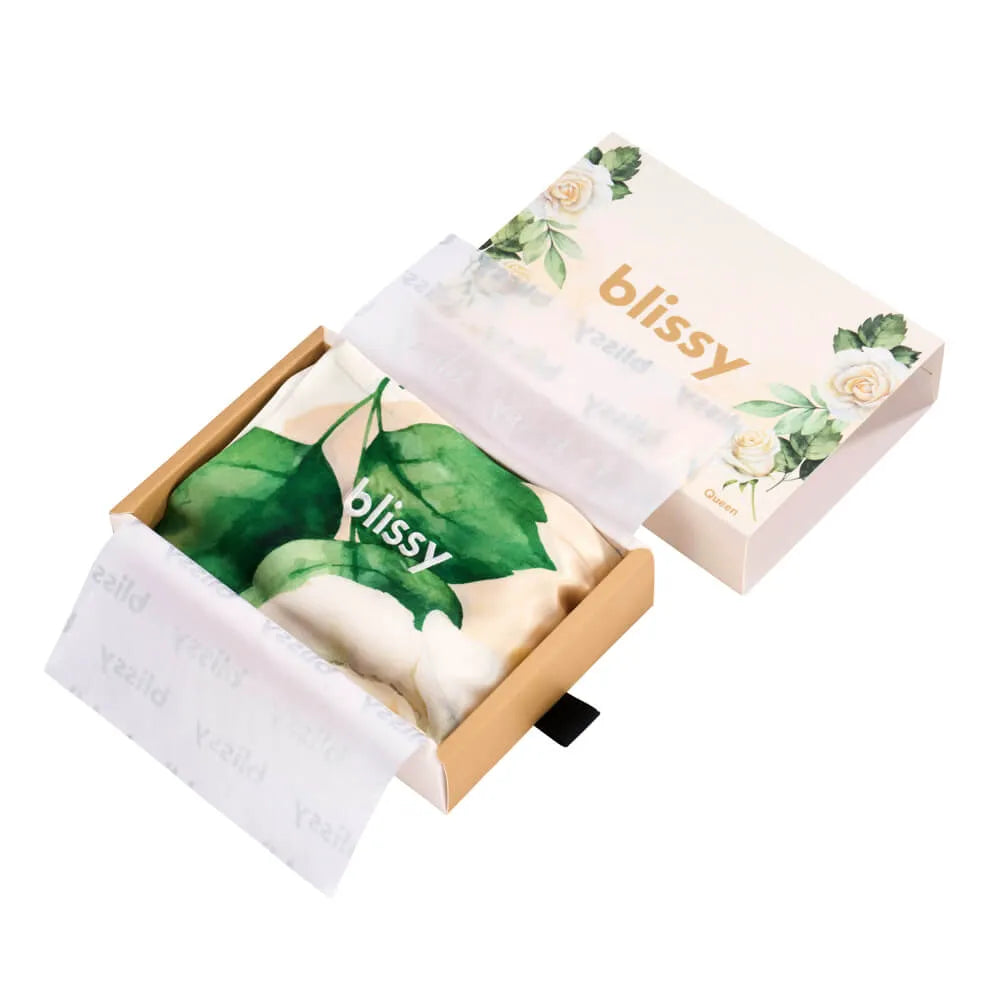 Pillowcase - Zodiac Flower: Cancer White Rose (King)