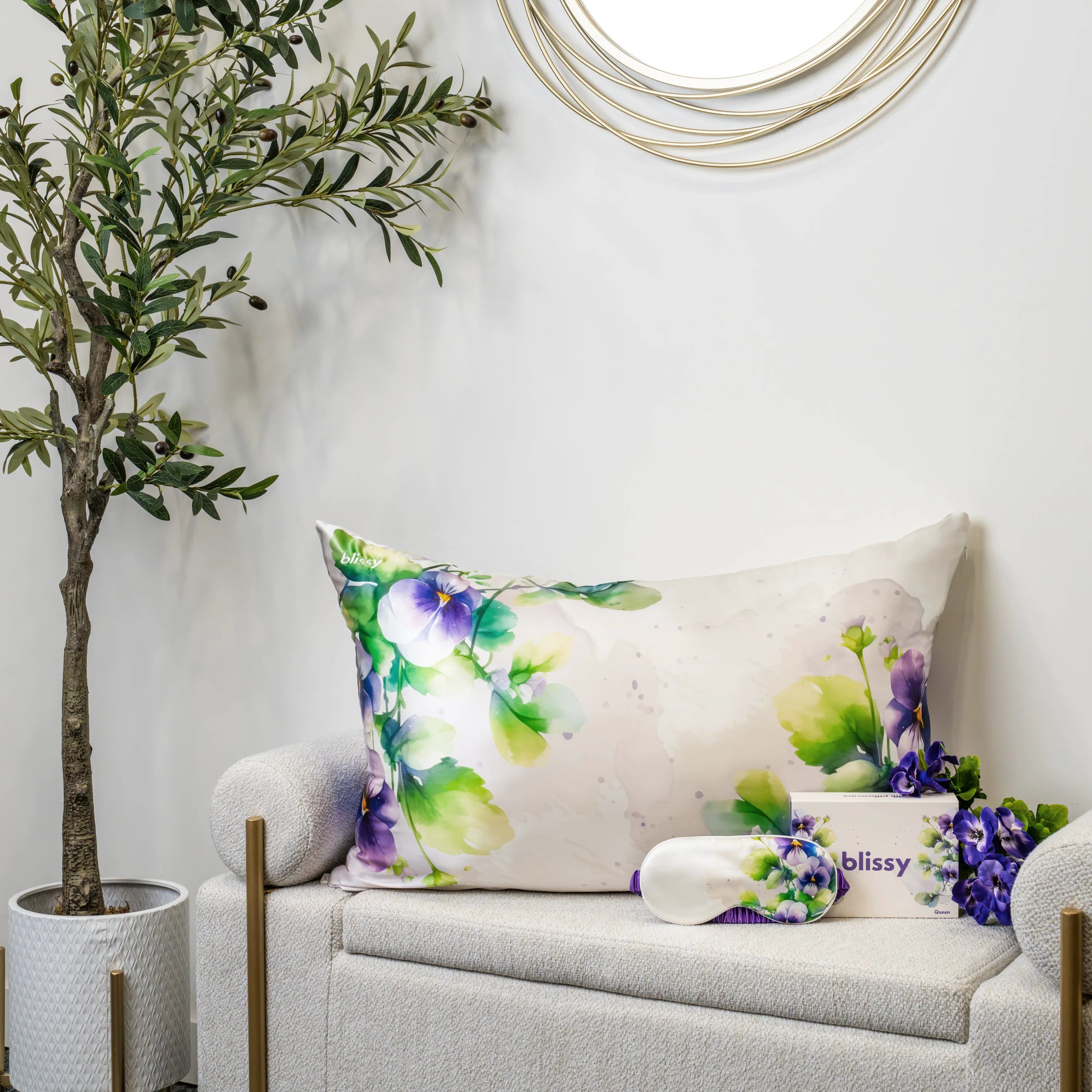 Pillowcase: Zodiac Flower Capricorn Pansy (Standard)