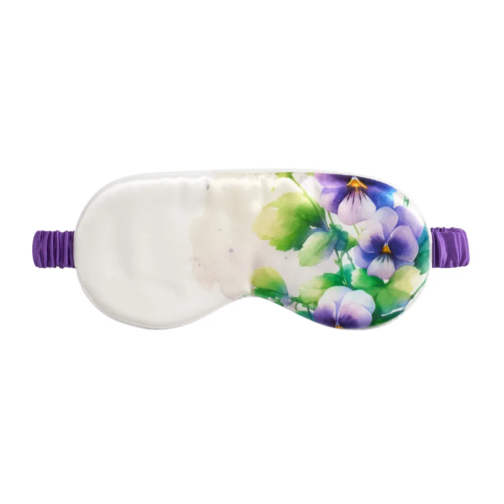 Capricorn Pansy Zodiac Flower Sleep Mask