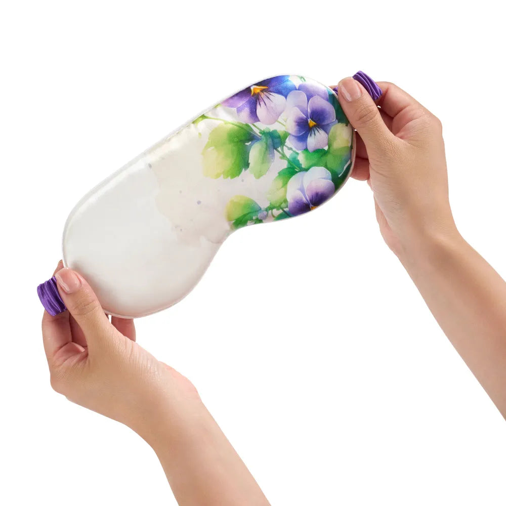 Capricorn Pansy Zodiac Flower Sleep Mask