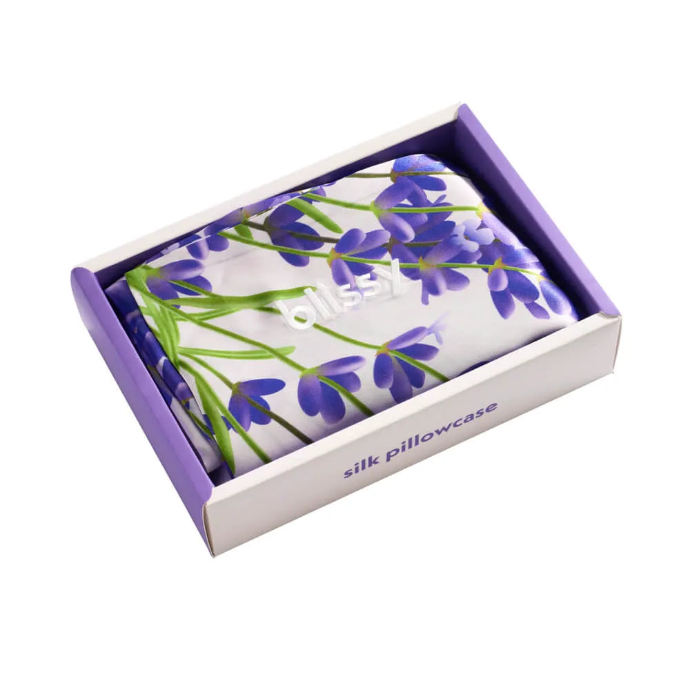Gemini Lavender Zodiac Flower Pillowcase - King
