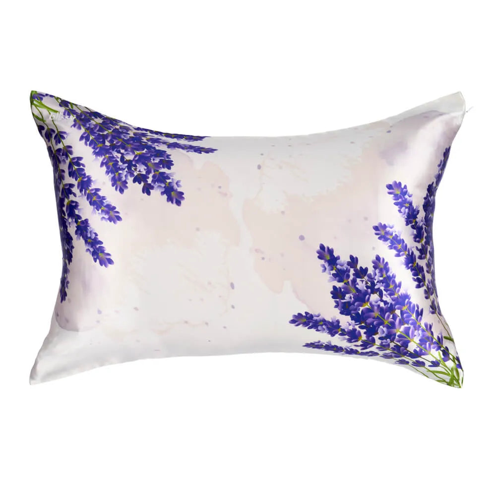 Gemini Lavender Zodiac Flower Pillowcase - Queen