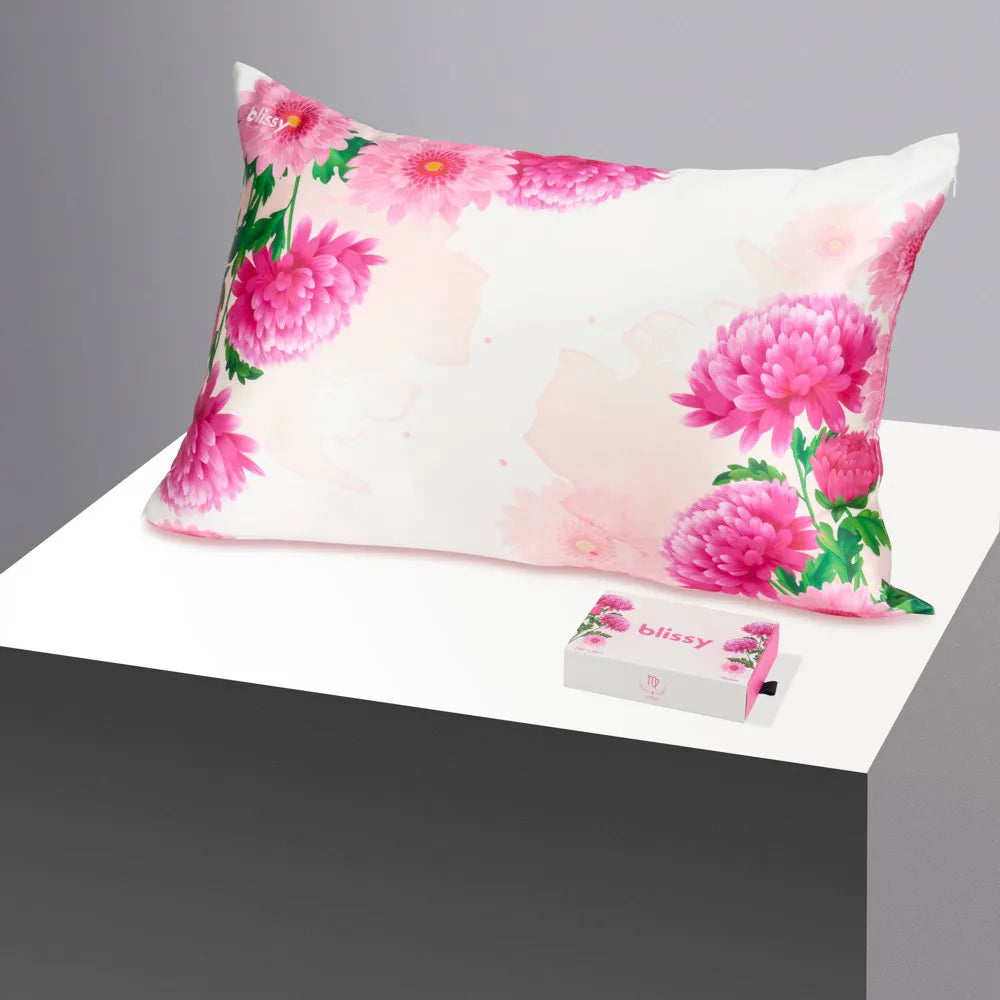 Pillowcase: Zodiac Flower Virgo Chrysanthemum (Queen)