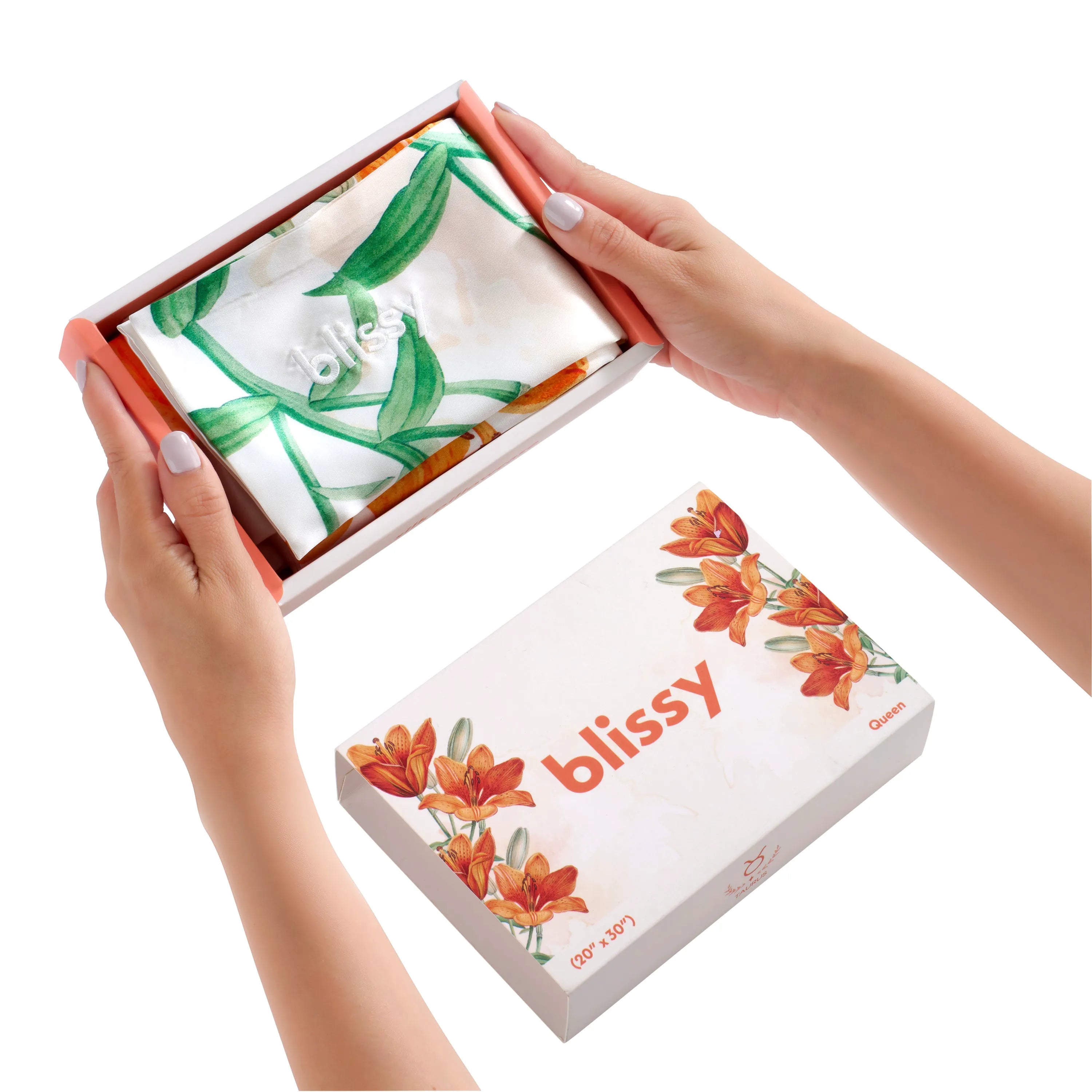 Pillowcase - Zodiac Flower: Taurus Lily (King)