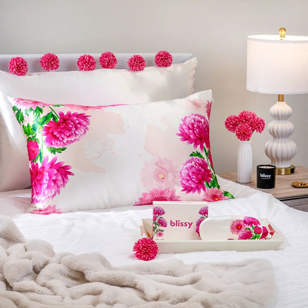 Pillowcase: Zodiac Flower Virgo Chrysanthemum (Queen)